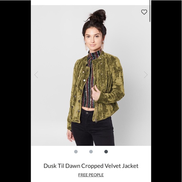 Free People Dust till Dawn Velvet jacket - Picture 1 of 12